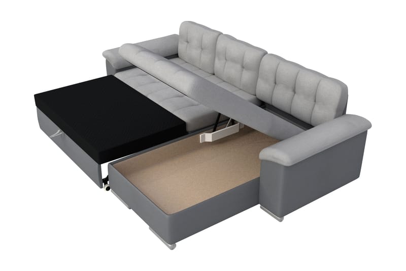 Camior Soffa med Divan 3-sits - Beige - Products - Möbler - Soffa - Divansoffa & schäslongsoffa - 3 sits soffa med divan