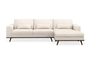 Copenhagen 4-sits Högervänd L-formad Divansoffa i Manchester - Beige - Products - Möbler - Soffa - Divansoffa & schäslongsoffa - 4 sits soffa med divan