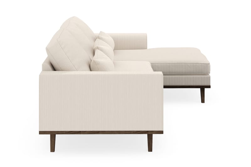 Copenhagen 4-sits Högervänd L-formad Divansoffa i Manchester - Beige - Products - Möbler - Soffa - Divansoffa & schäslongsoffa - 4 sits soffa med divan