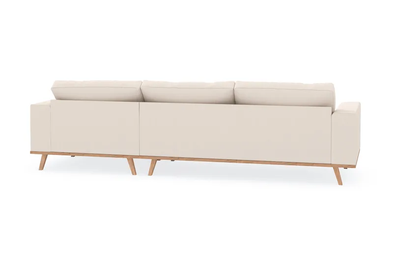 Copenhagen 4-sits Högervänd L-formad Divansoffa i Manchester - Beige - Products - Möbler - Soffa - Divansoffa & schäslongsoffa - 4 sits soffa med divan