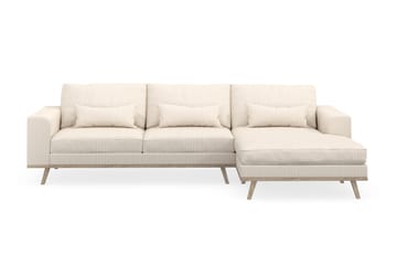 Copenhagen 4-sits Högervänd L-formad Divansoffa i Manchester - Beige - Products - Möbler - Soffa - Divansoffa & schäslongsoffa - 4 sits soffa med divan