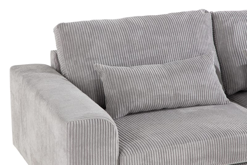 Copenhagen 4-sits Högervänd L-formad Divansoffa i Manchester - Ljusgrå - Products - Möbler - Soffa - Divansoffa & schäslongsoffa - 4 sits soffa med divan