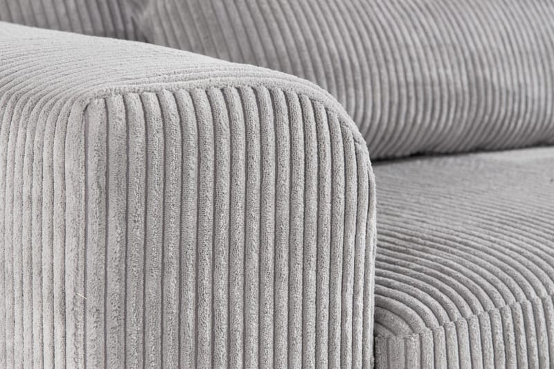 Copenhagen 4-sits Högervänd L-formad Divansoffa i Manchester - Ljusgrå - Products - Möbler - Soffa - Divansoffa & schäslongsoffa - 4 sits soffa med divan