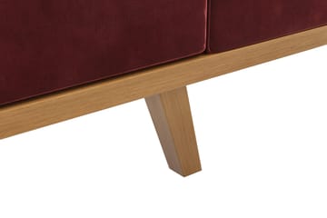 Copenhagen 4-sits Högervänd L-formad Divansoffa i Sammet - Lila - Products - Möbler - Soffa - Divansoffa & schäslongsoffa - 4 sits soffa med divan