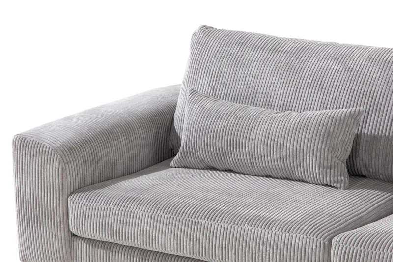 Copenhagen 4-sits Högervänd L-formad Schäslongsoffa i Manchester - Ljusgrå - Products - Möbler - Soffa - Divansoffa & schäslongsoffa - 4 sits soffa med divan