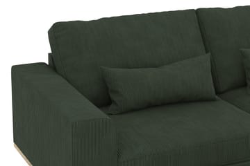 Copenhagen 4-sits Högervänd L-formad Schäslongsoffa i Manchester - Mörkgrön - Products - Möbler - Soffa - Divansoffa & schäslongsoffa - 4 sits soffa med divan