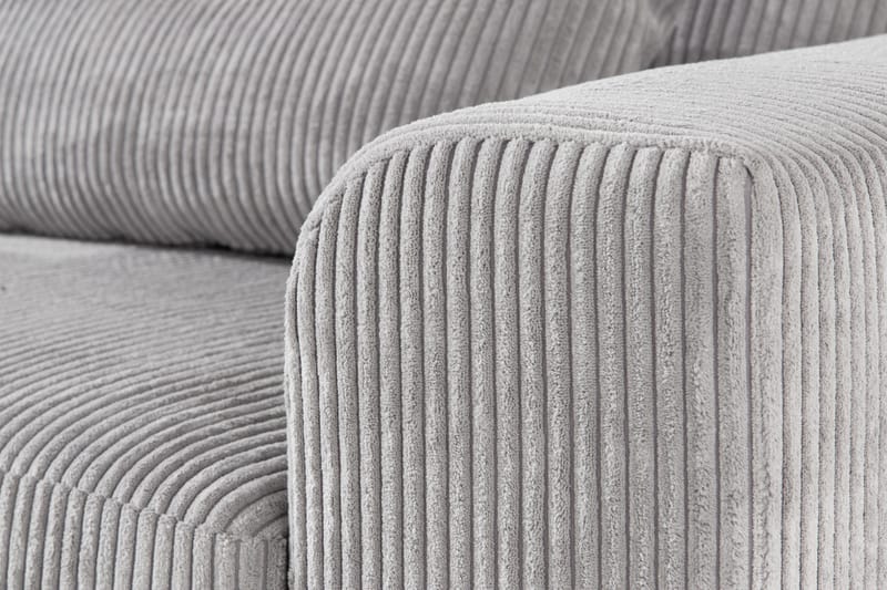 Copenhagen 4-sits Vänstervänd L-formad Divansoffa i Manchester - Ljusgrå - Products - Möbler - Soffa - Divansoffa & schäslongsoffa - 4 sits soffa med divan