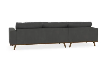 Copenhagen 4-sits Vänstervänd L-formad Divansoffa i Manchester - Mörkgrå - Products - Möbler - Soffa - Divansoffa & schäslongsoffa - 4 sits soffa med divan