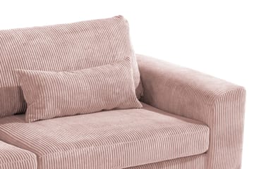 Copenhagen 4-sits Vänstervänd L-formad Divansoffa i Manchester - Rosa - Products - Möbler - Soffa - Divansoffa & schäslongsoffa - 4 sits soffa med divan