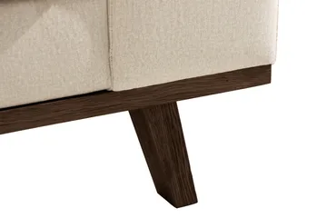 Copenhagen 4-sits Vänstervänd L-formad Divansoffa i Sammet - Beige - Products - Möbler - Soffa - Divansoffa & schäslongsoffa - 4 sits soffa med divan