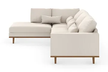 Copenhagen 4-sits Vänstervänd L-formad Divansoffa i Tyg - Beige - Products - Möbler - Soffa - Divansoffa & schäslongsoffa - 4 sits soffa med divan