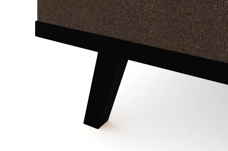 Copenhagen 4-sits Vänstervänd L-formad Divansoffa i Tyg - Brun - Products - Möbler - Soffa - Divansoffa & schäslongsoffa - 4 sits soffa med divan