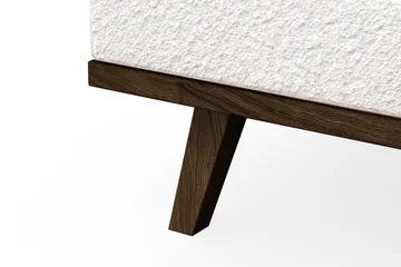 Copenhagen 4-sits Vänstervänd L-formad Schäslongsoffa i Bouclé - Vit - Products - Möbler - Soffa - Divansoffa & schäslongsoffa - 4 sits soffa med divan