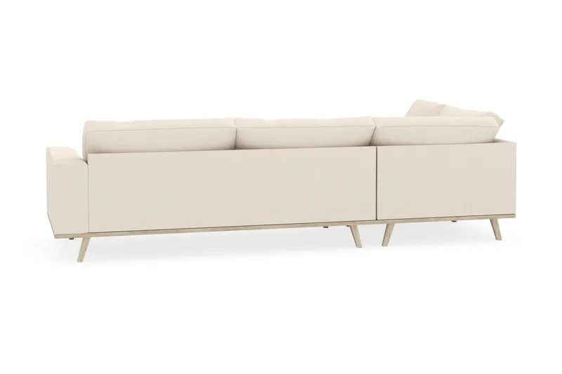 Copenhagen 4-sits Vänstervänd L-formad Schäslongsoffa i Manchester - Beige - Products - Möbler - Soffa - Divansoffa & schäslongsoffa - 4 sits soffa med divan