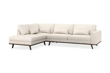 Copenhagen 4-sits Vänstervänd L-formad Schäslongsoffa i Manchester - Beige - Products - Möbler - Soffa - Divansoffa & schäslongsoffa - 4 sits soffa med divan