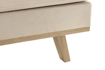 Copenhagen 4-sits Vänstervänd L-formad Schäslongsoffa i Sammet - Beige - Products - Möbler - Soffa - Divansoffa & schäslongsoffa - 4 sits soffa med divan