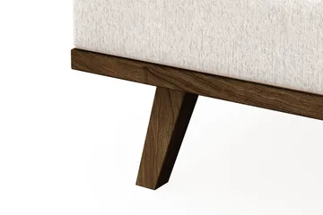 Copenhagen 4-sits Vänstervänd L-formad Schäslongsoffa i Sammet - Krämvit - Products - Möbler - Soffa - Divansoffa & schäslongsoffa - 4 sits soffa med divan