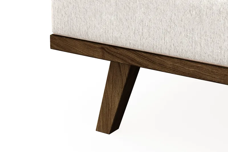 Copenhagen 4-sits Vänstervänd L-formad Schäslongsoffa i Sammet - Krämvit - Products - Möbler - Soffa - Divansoffa & schäslongsoffa - 4 sits soffa med divan