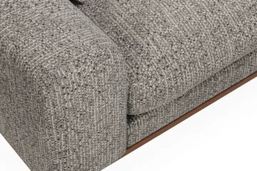 Copenhagen Premium 4-sits Högervänd L-formad Djup Schäslongsoffa i Chenille - Grå - Products - Möbler - Soffa - Divansoffa & schäslongsoffa - 4 sits soffa med divan