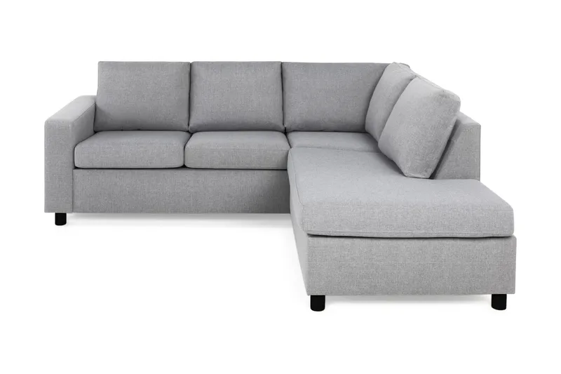 Crazy 3-sits Högervänd L-formad Schäslongsoffa i Tyg - Grå - Products - Möbler - Soffa - Divansoffa & schäslongsoffa - 2 sits soffa med divan