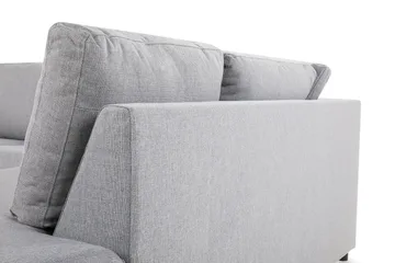 Crazy 3-sits Högervänd L-formad Schäslongsoffa i Tyg - Grå - Products - Möbler - Soffa - Divansoffa & schäslongsoffa - 2 sits soffa med divan