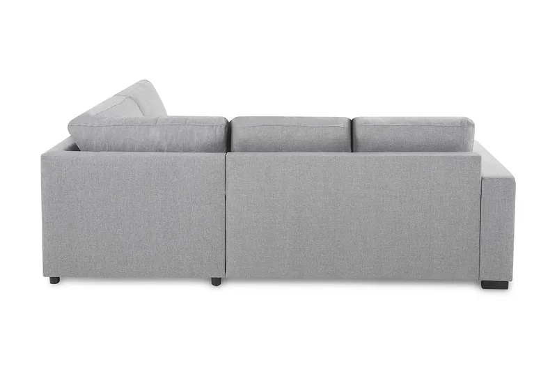 Crazy 3-sits Högervänd L-formad Schäslongsoffa i Tyg - Grå - Products - Möbler - Soffa - Divansoffa & schäslongsoffa - 2 sits soffa med divan