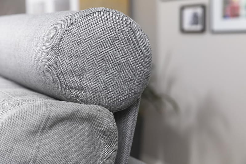 Crazy 3-sits Vändbar L-formad Divansoffa i Tyg - Grå - Products - Möbler - Soffa - Divansoffa & schäslongsoffa - 3 sits soffa med divan