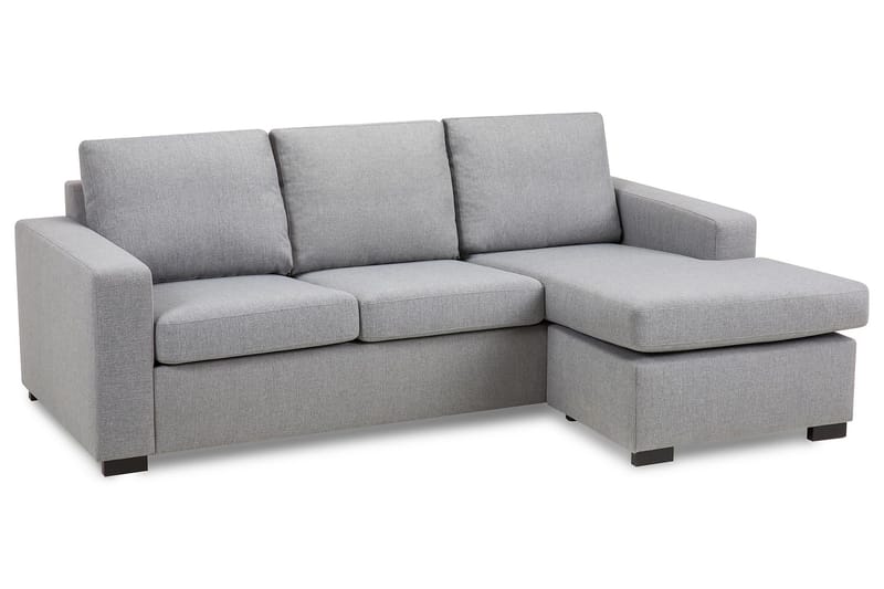 Crazy 3-sits Vändbar L-formad Divansoffa i Tyg - Grå - Products - Möbler - Soffa - Divansoffa & schäslongsoffa - 3 sits soffa med divan