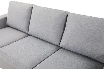 Crazy 3-sits Vändbar L-formad Divansoffa i Tyg - Grå - Products - Möbler - Soffa - Divansoffa & schäslongsoffa - 3 sits soffa med divan