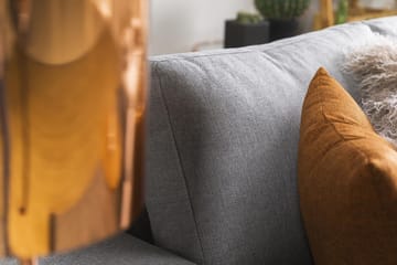 Crazy 3-sits Vändbar L-formad Divansoffa i Tyg - Grå - Products - Möbler - Soffa - Divansoffa & schäslongsoffa - 3 sits soffa med divan
