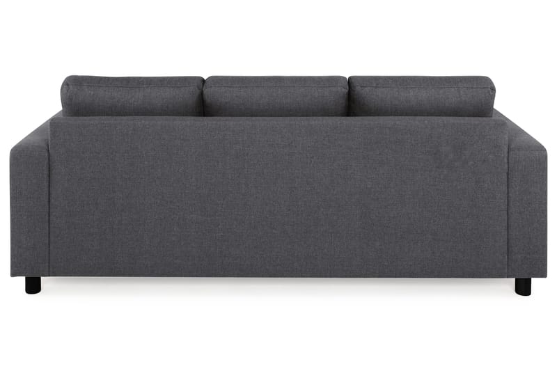 Crazy 3-sits Vändbar L-formad Divansoffa i Tyg - Mörkgrå - Products - Möbler - Soffa - Divansoffa & schäslongsoffa - 3 sits soffa med divan