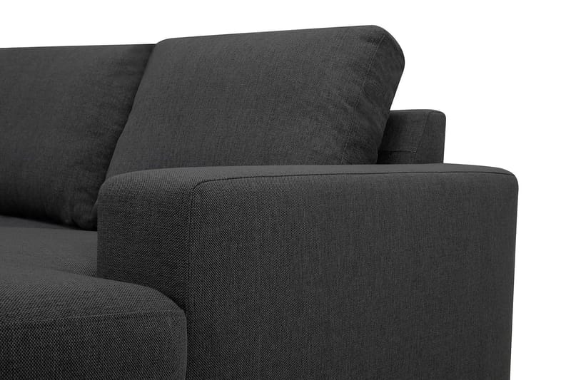 Crazy 3-sits Vändbar L-formad Divansoffa i Tyg - Mörkgrå - Products - Möbler - Soffa - Divansoffa & schäslongsoffa - 3 sits soffa med divan