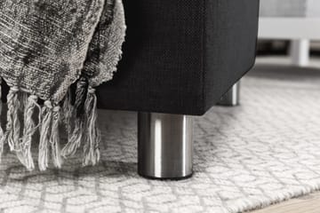 Crazy 4-sits Högervänd L-formad Schäslongsoffa i Tyg - Antracit - Products - Möbler - Soffa - Divansoffa & schäslongsoffa - 3 sits soffa med divan