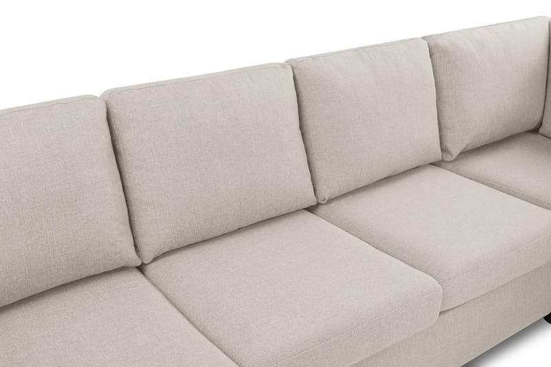 Crazy 4-sits Högervänd L-formad Schäslongsoffa i Tyg - Beige - Products - Möbler - Soffa - Divansoffa & schäslongsoffa - 3 sits soffa med divan