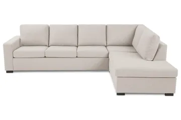 Crazy 4-sits Högervänd L-formad Schäslongsoffa i Tyg - Beige - Products - Möbler - Soffa - Divansoffa & schäslongsoffa - 3 sits soffa med divan