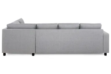 Crazy 4-sits Högervänd L-formad Schäslongsoffa i Tyg - Grå - Products - Möbler - Soffa - Divansoffa & schäslongsoffa - 3 sits soffa med divan