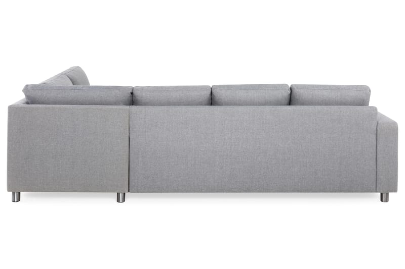 Crazy 4-sits Högervänd L-formad Schäslongsoffa i Tyg - Grå - Products - Möbler - Soffa - Divansoffa & schäslongsoffa - 3 sits soffa med divan
