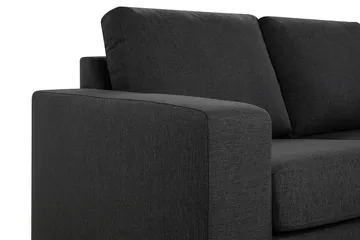 Crazy 4-sits Högervänd L-formad Schäslongsoffa i Tyg - Mörkgrå - Products - Möbler - Soffa - Divansoffa & schäslongsoffa - 3 sits soffa med divan