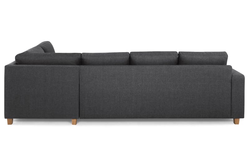 Crazy 4-sits Högervänd L-formad Schäslongsoffa i Tyg - Mörkgrå - Products - Möbler - Soffa - Divansoffa & schäslongsoffa - 3 sits soffa med divan