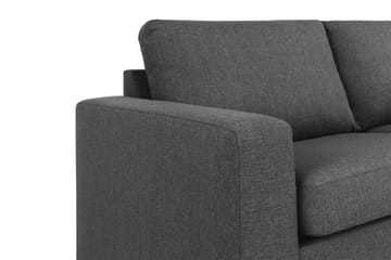 Crazy 4-sits Högervänd L-formad Schäslongsoffa i Tyg - Mörkgrå - Products - Möbler - Soffa - Divansoffa & schäslongsoffa - 3 sits soffa med divan