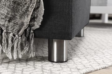 Crazy 4-sits Högervänd L-formad Schäslongsoffa i Tyg - Mörkgrå - Products - Möbler - Soffa - Divansoffa & schäslongsoffa - 3 sits soffa med divan