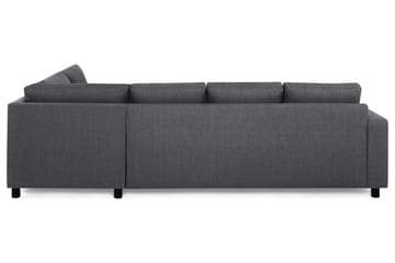 Crazy 4-sits Högervänd L-formad Schäslongsoffa i Tyg - Mörkgrå - Products - Möbler - Soffa - Divansoffa & schäslongsoffa - 3 sits soffa med divan
