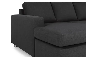 Crazy 4-sits Högervänd U-formad Large Soffa med Divan och Schäslong i Tyg - Antracit - Products - Möbler - Soffa - Divansoffa & schäslongsoffa - 4 sits soffa med divan