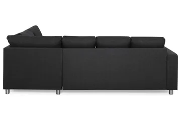 Crazy 4-sits Högervänd U-formad Large Soffa med Divan och Schäslong i Tyg - Antracit - Products - Möbler - Soffa - Divansoffa & schäslongsoffa - 3 sits soffa med divan