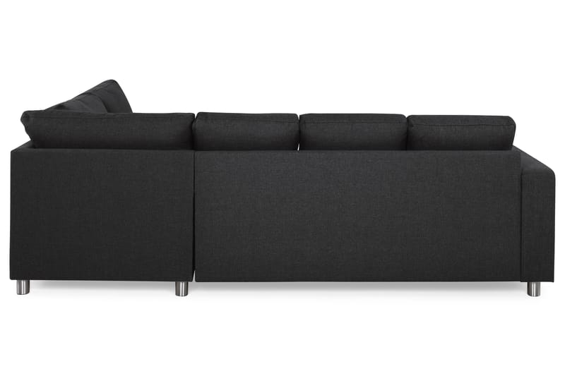 Crazy 4-sits Högervänd U-formad Large Soffa med Divan och Schäslong i Tyg - Antracit - Products - Möbler - Soffa - Divansoffa & schäslongsoffa - 3 sits soffa med divan
