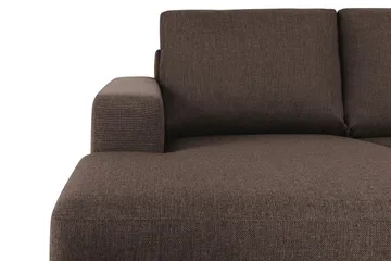 Crazy 4-sits Högervänd U-formad Large Soffa med Divan och Schäslong i Tyg - Brun - Products - Möbler - Soffa - Divansoffa & schäslongsoffa - 4 sits soffa med divan