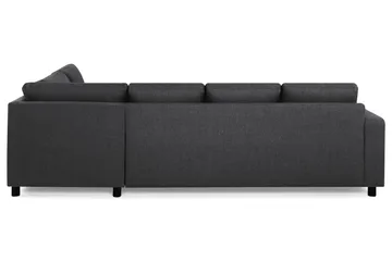 Crazy 4-sits Högervänd U-formad Large Soffa med Divan och Schäslong i Tyg - Mörkgrå - Products - Möbler - Soffa - Divansoffa & schäslongsoffa - 4 sits soffa med divan
