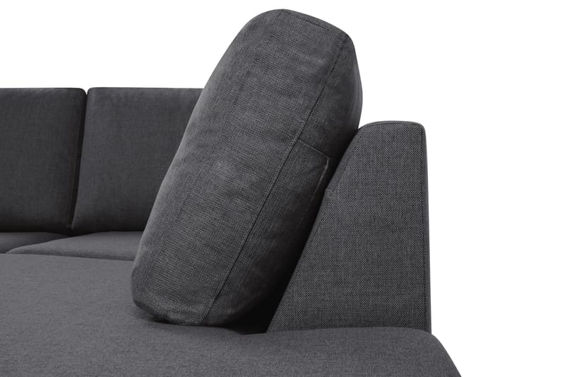 Crazy 4-sits Högervänd U-formad Large Soffa med Divan och Schäslong i Tyg - Mörkgrå - Products - Möbler - Soffa - Divansoffa & schäslongsoffa - 4 sits soffa med divan