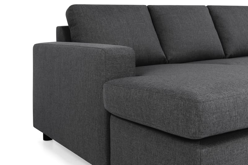 Crazy 4-sits Högervänd U-formad Large Soffa med Divan och Schäslong i Tyg - Mörkgrå - Products - Möbler - Soffa - Divansoffa & schäslongsoffa - 4 sits soffa med divan
