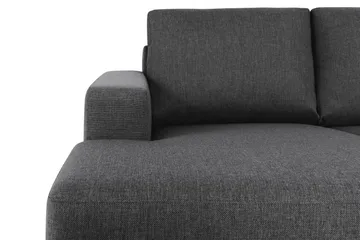 Crazy 4-sits Högervänd U-formad Small Soffa med Divan och Schäslong i Tyg - Mörkgrå - Products - Möbler - Soffa - Divansoffa & schäslongsoffa - 3 sits soffa med divan